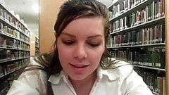 Masturbating And Squirting In A Library