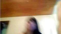 Spanish girl plays with her friend’s ass on cam