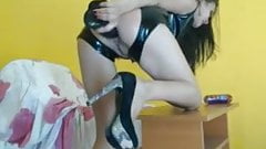 Webcamer anal dildo gape and squirt