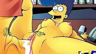 Cartoon porn insanity with Flintstones, American StepDad etc