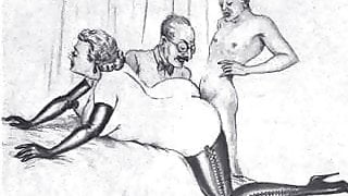 Mature husband wife and lover! Animation!