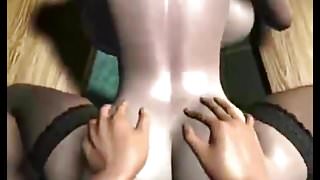 3D Hentai Teacher with big milk tits